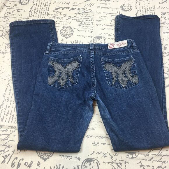 MEK Denim Cypress Slim Boot 29/34 Womens Jeans - Picture 2 of 11